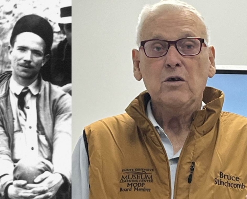Missouri Geologist Daniel R Stewart (Left) Dr. Bruce Stinchcomb (Right)