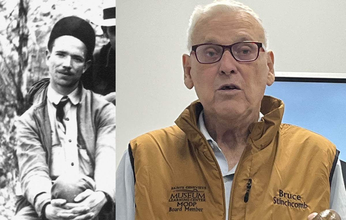 Missouri Geologist Daniel R Stewart (Left) Dr. Bruce Stinchcomb (Right)